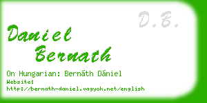 daniel bernath business card